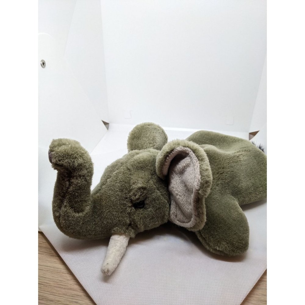 Elephant Puppet Cute Gray 12"